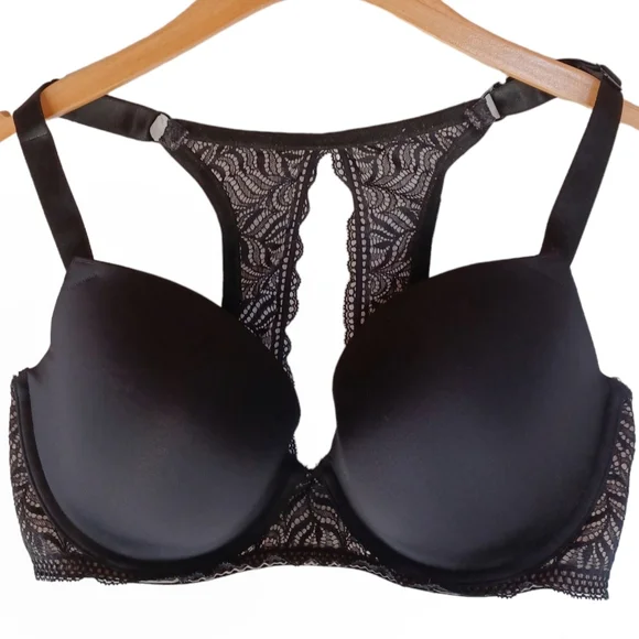 🍀HP🍀Paramour Size 38D Carolina Seamless Plunge Racerback Bra - Picture 2 of 10